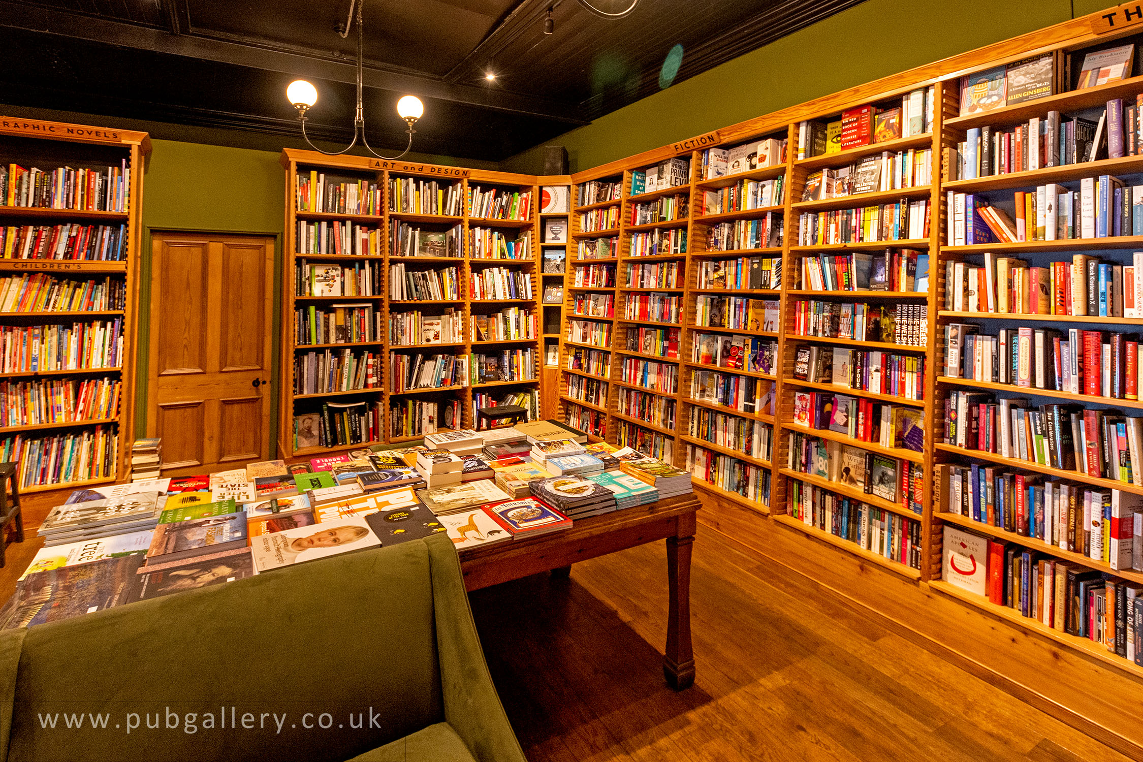 Bookshop area.  by D. Kennedy. Published on 