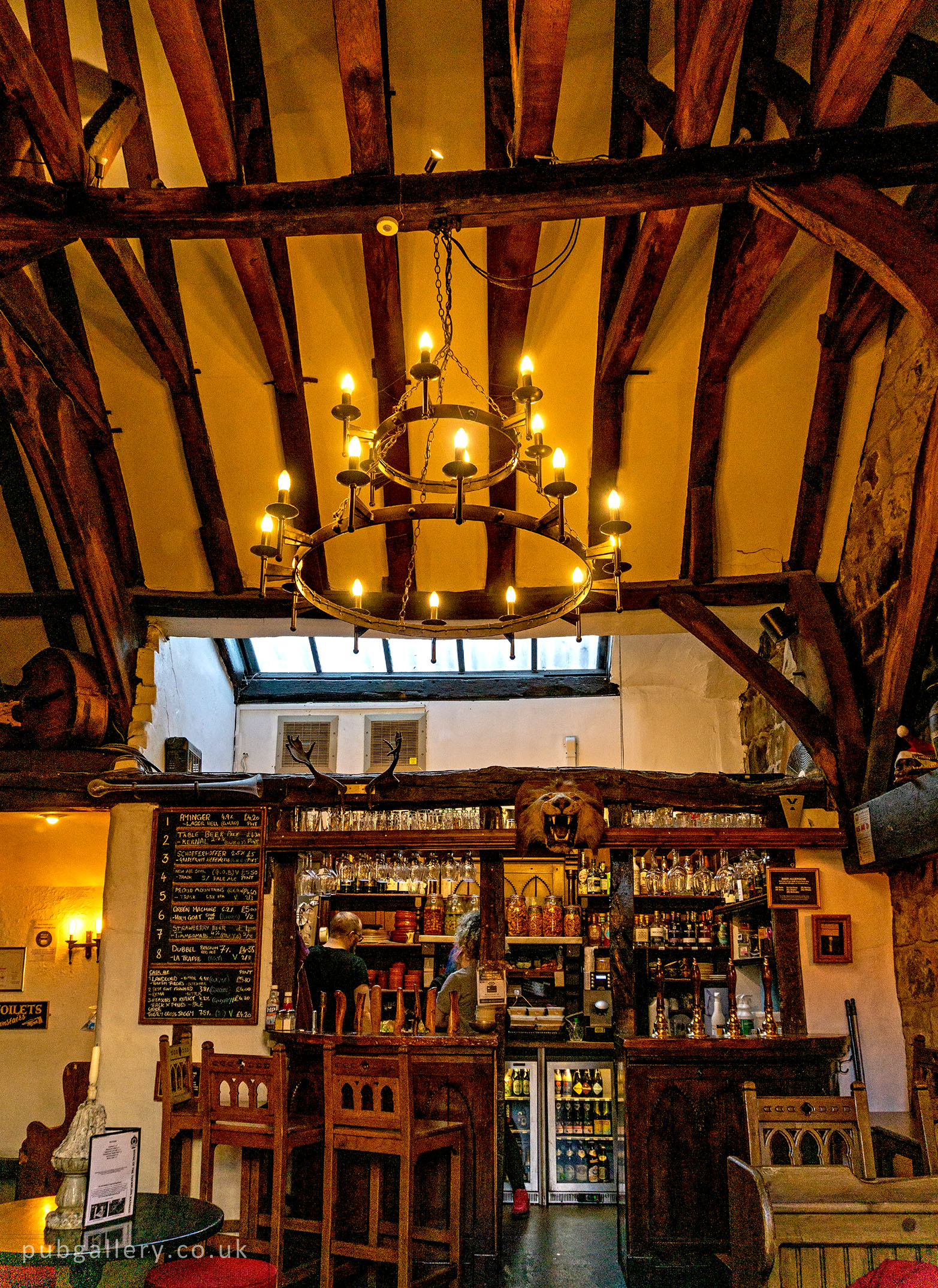 Bar counter & ceiling.  by D. Kennedy. Published on  