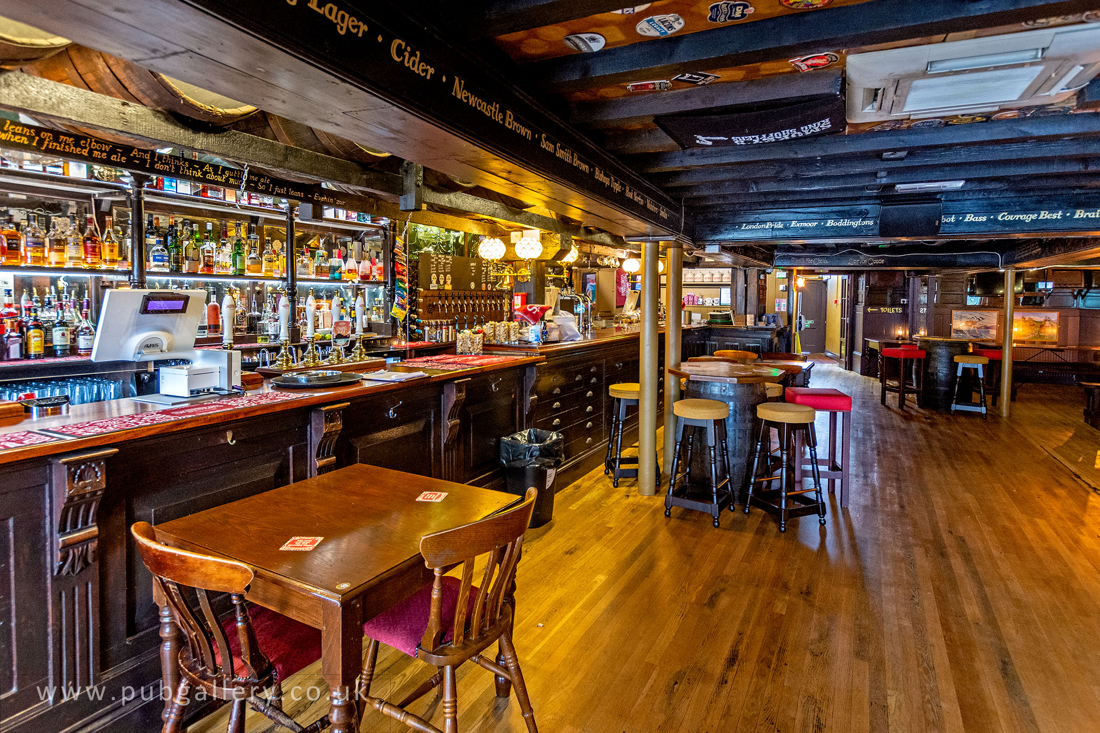 Main bar from the front.  by D. Kennedy. Published on 